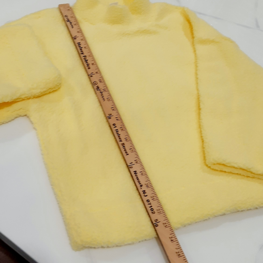 GAP Women’s YELLOW Sherpa Pullover Mockneck Medium NWOT - Picture 6 of 15